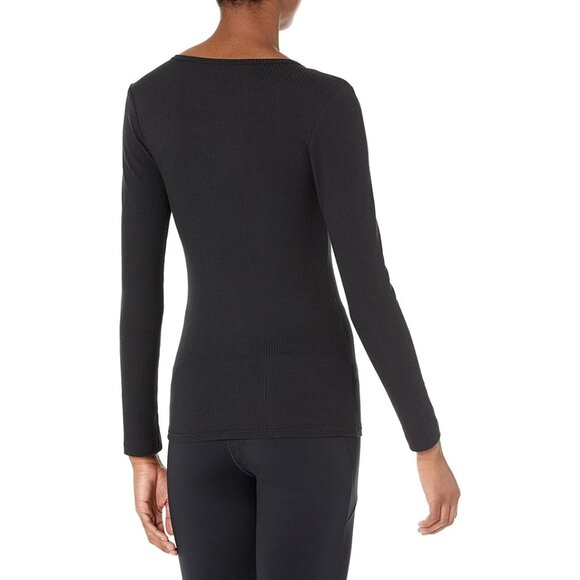 Amazon Essentials Women's Slim-Fit Layering Long Sleeve Knit Rib V-Neck Shirts b - Picture 4 of 9